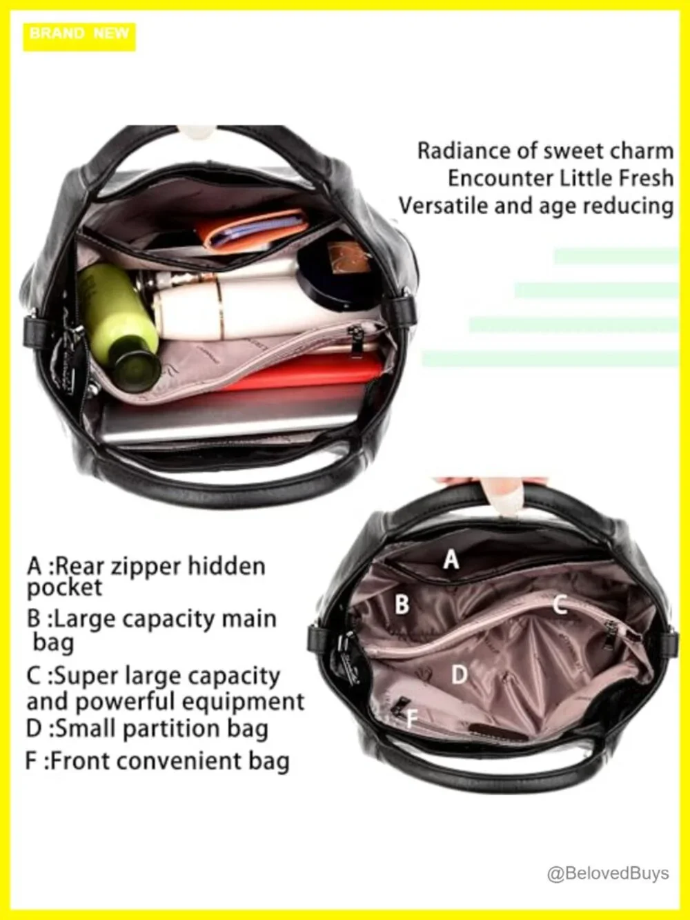 PU Leather Hobo Shoulder Bag Top Handle Tote Satchel for Women